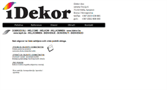 Desktop Screenshot of idekor.ba